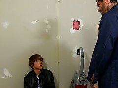 Kyler Moss sneaks into the janitor's room for a quick smoke, unfortuantely for his little ass, Alexsander Freitas catches him in the act; either 