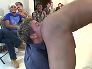 Group men pissing and gay army group sex at Sausage Party