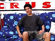 He talks about himself, his fetishes, and hookups a lot with Bryan before stripping down revealing a cute, sexy body gay twinks cum at Boy Crush!
