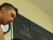 Ryan must love facials, because after being furiously fucked on the desk, he imagines Danny dropping a fat load all over his face boys first sex exper