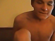 Twink swallows group of guys cum and young...